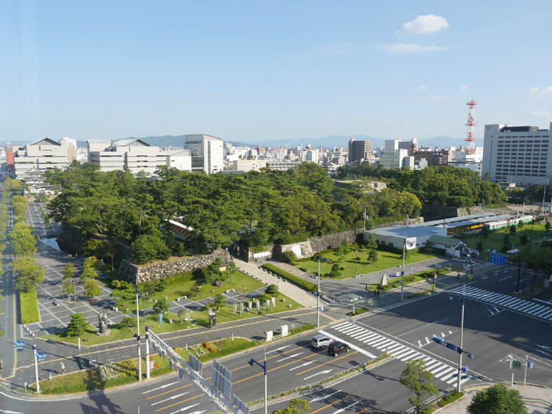View from my hotel in Takamatsu