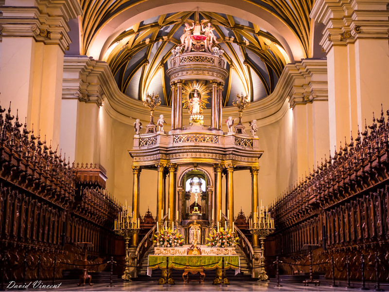 The Altar in Catedral de Lima