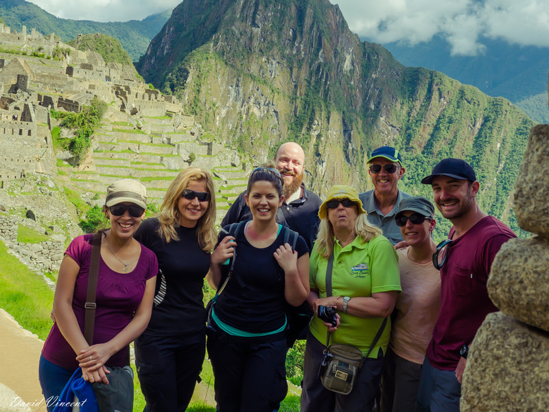 Group shot at Machu Picchu