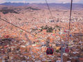 La Paz from the cable car