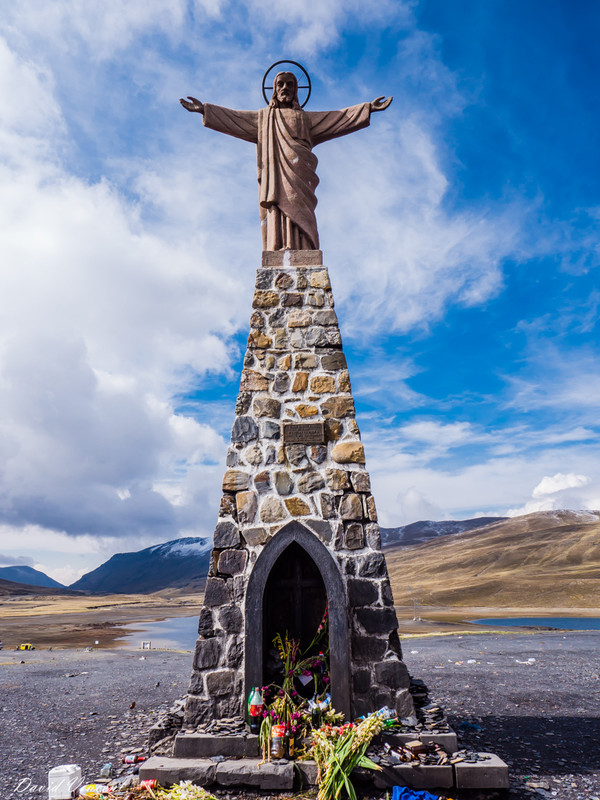 Shrine at the high point between La Paz and the Death Road
