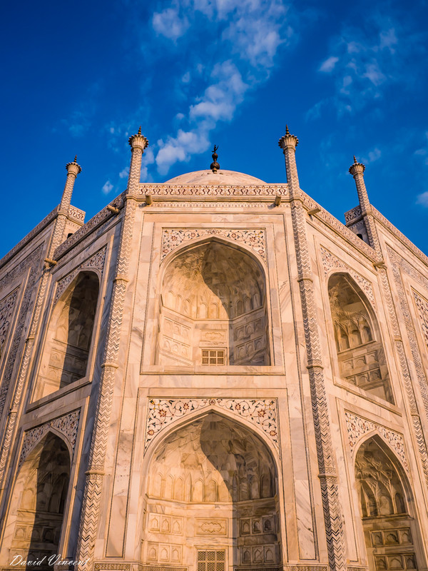 Corner of the Taj Mahal