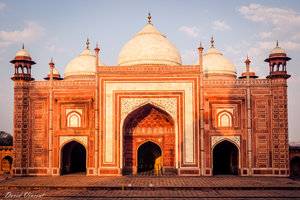 Mosque at the Taj Mahal