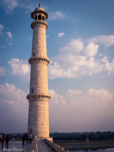 Minaret at the Taj Mahal