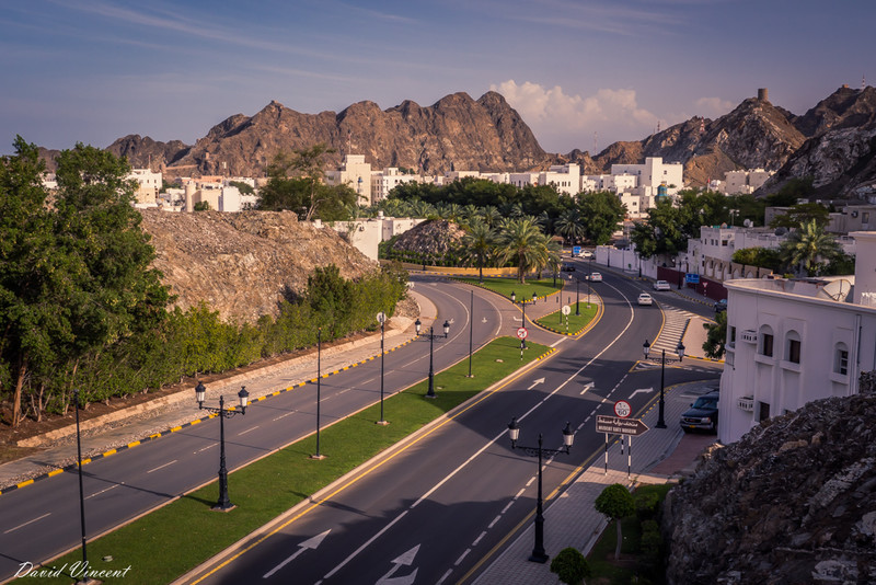 The view into old Muscat