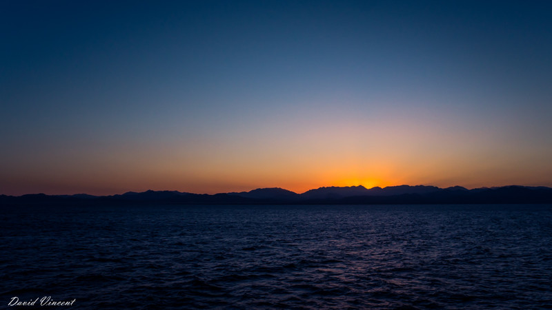 Sunset over the Sinai