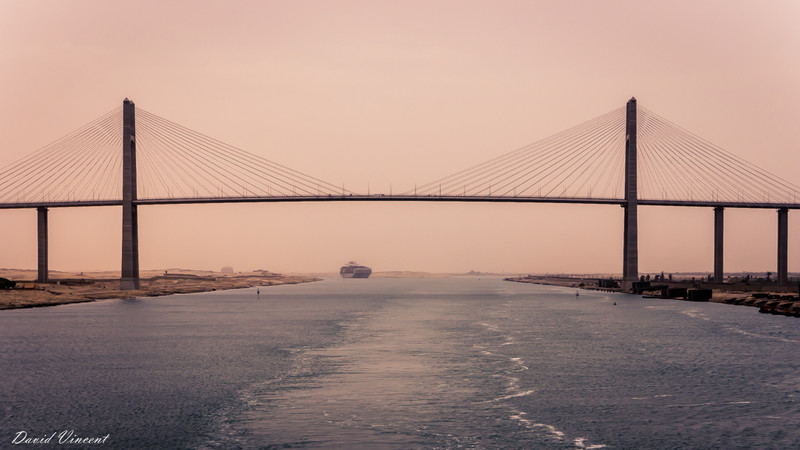 Bridge over the Suez Canal