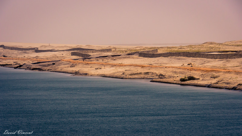 The Sinai side of the Suez Canal