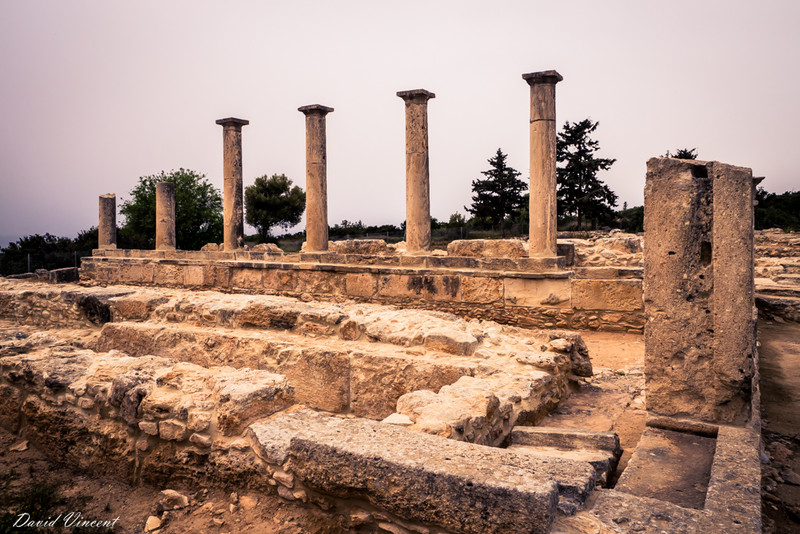 Columns at the Sanctuary of Apollo