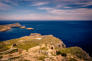 View from the Acropolis at Lindos