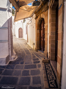 The streets of Lindos