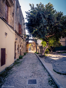 A quiet residential street in the Old Town