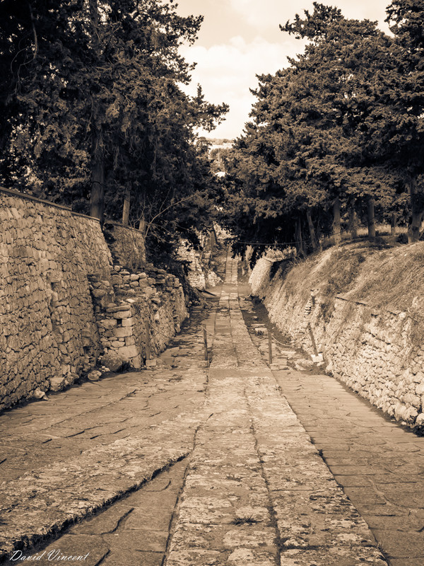 Allegedly the oldest paved road in Europe
