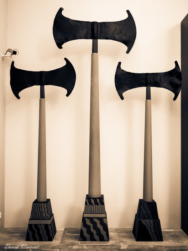 real double sided axe used