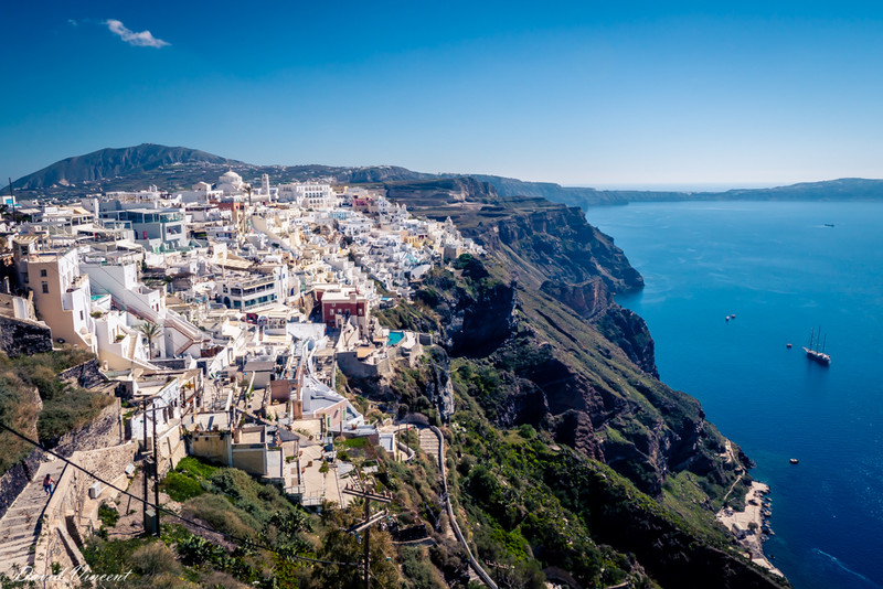 View of and from Thira