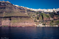 Santorini from the ship