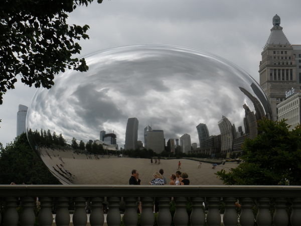 Chicago Reflected in The Bean