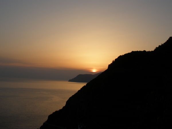 Sunset From our Room in Cinque Terre