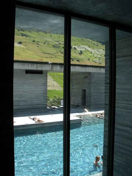 View from Therme Vals