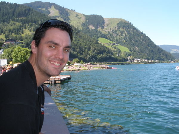 Dave Chills on Zell am See Lake