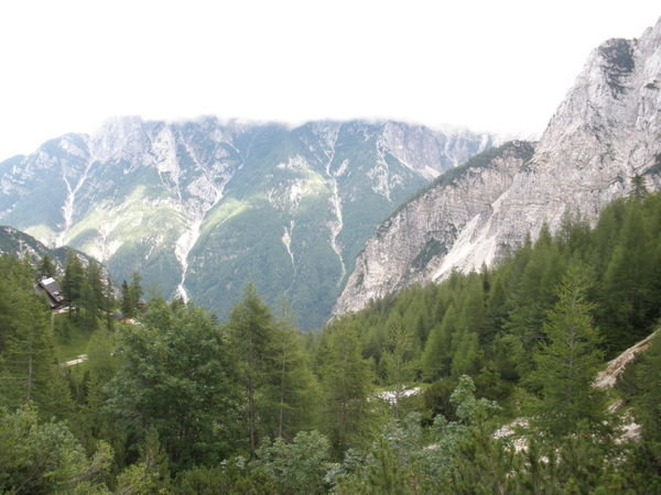View from Vrsic Pass, Kranjska Gora