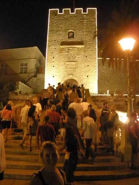 Korcula Night Castle