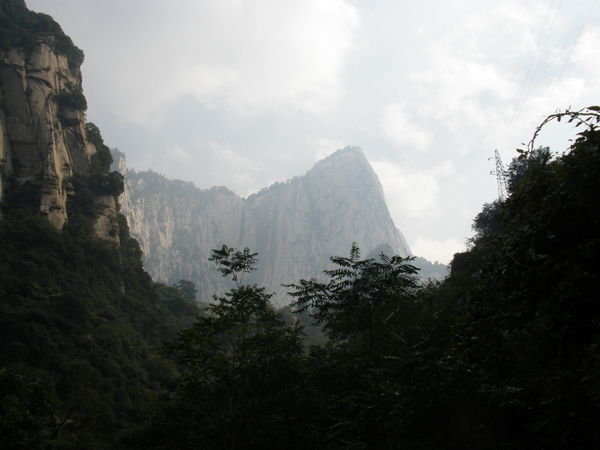 HuaShan's West Peak from down the bottom