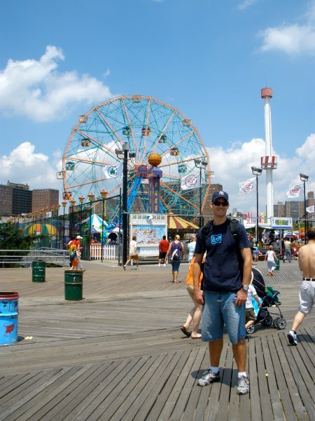 Dave on Coney Island Boardwalk