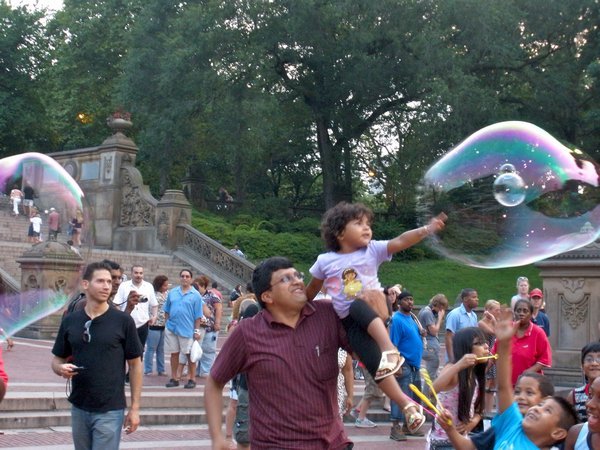 Bubbles in Central Park
