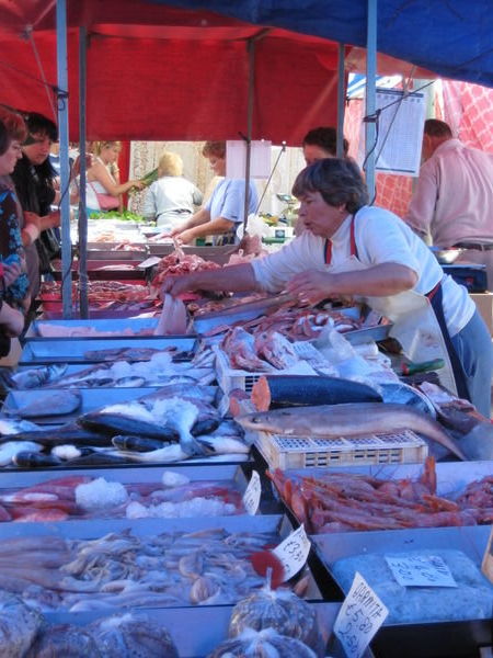 Sunday morning fish market