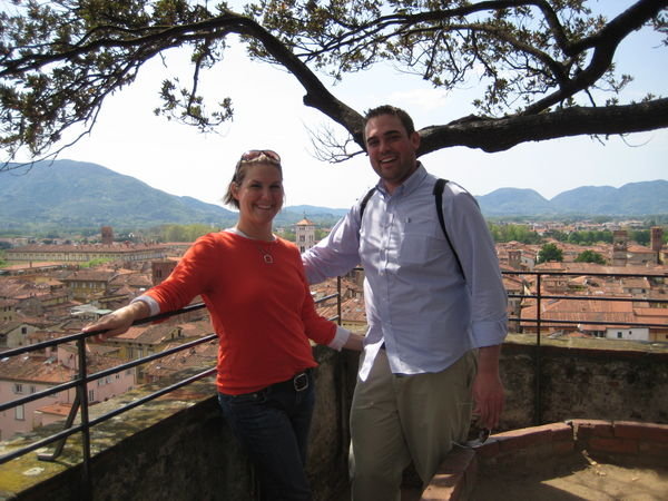 The view from one of the many towers in LUcca
