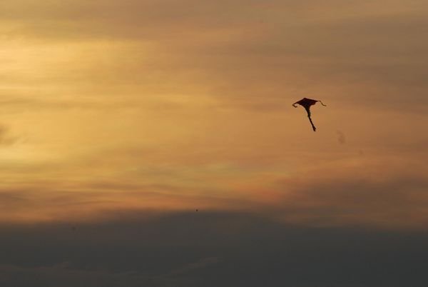 Sunset and Kite in Hoi An
