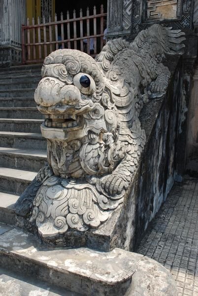 Dragon railing detail