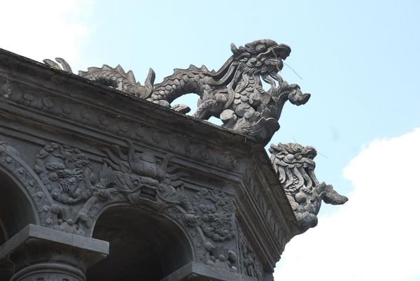 Roof Detail at Khai Dinh Tomb