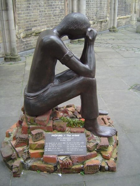 One of the depressing statues
