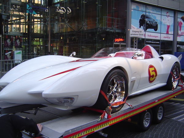 Cool slick car for Speed Racer the movie promotion