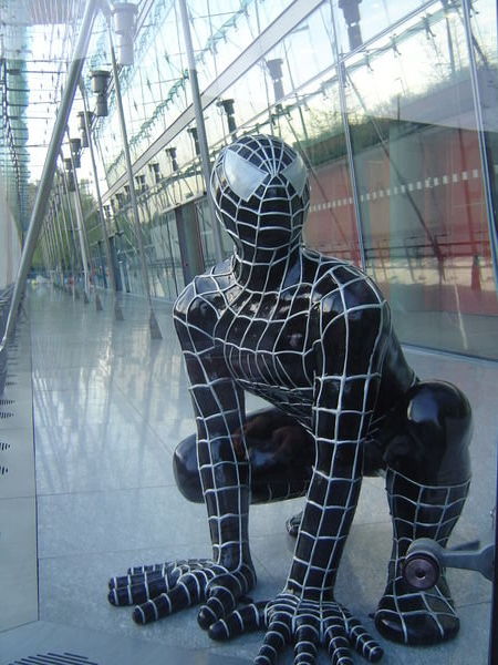 Black Spiderman in the building!