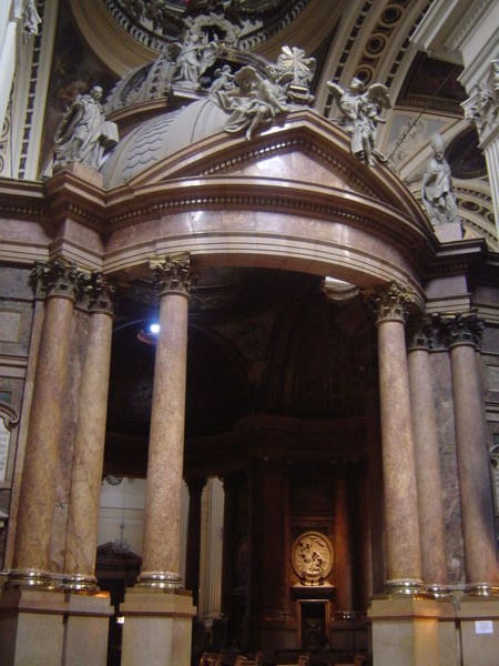 Interior pillar of Basilica