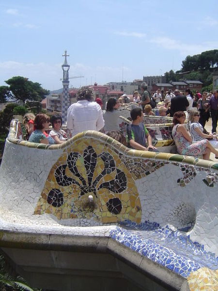Mosaic benches 