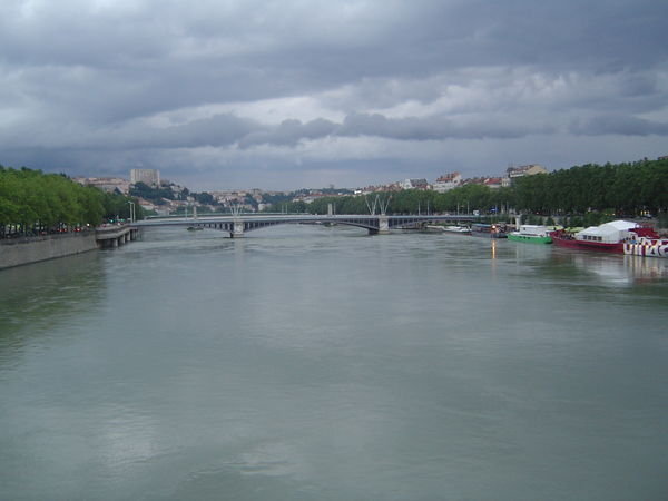 Rhone river of Lyon