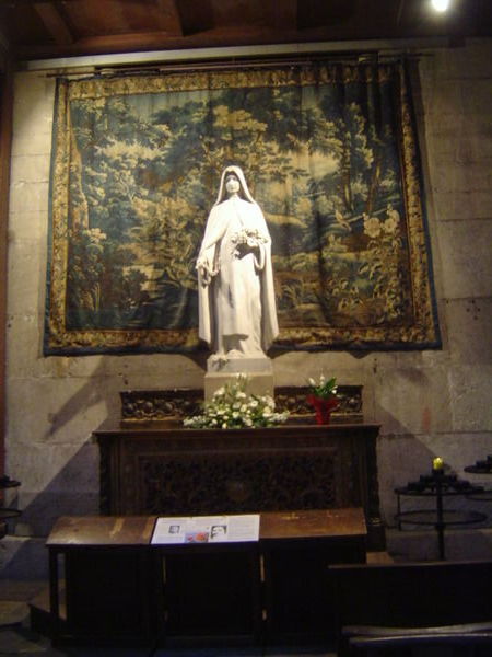 Mother Mary inside the cathedral