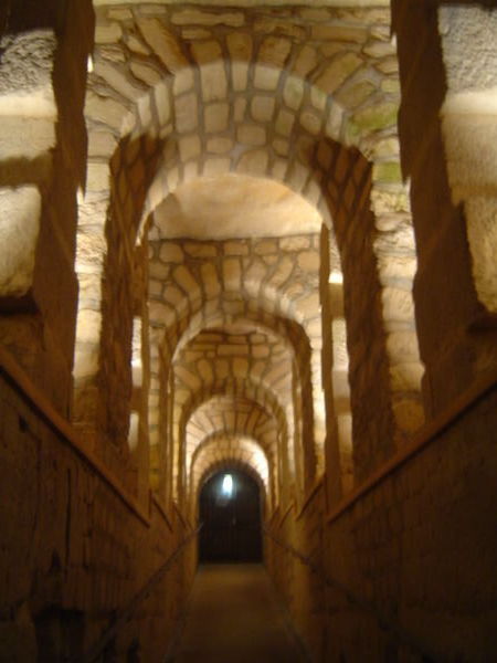A corridor in the Catacombes