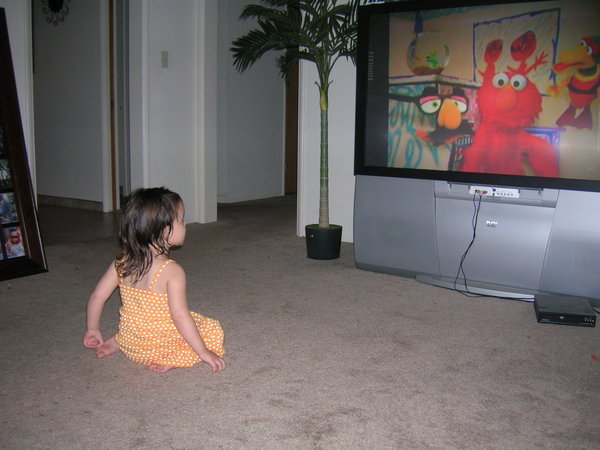 watching Elmo
