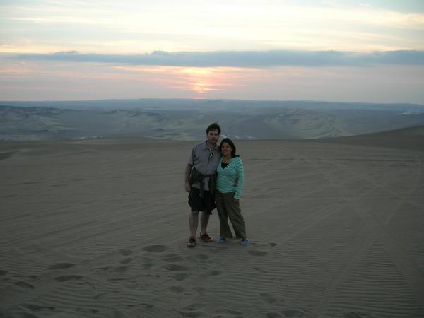 sunsetting at the Catedral in the Dunes