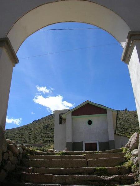 church behind the Banos del Inca