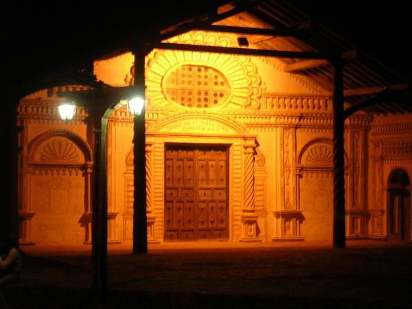 San Javier at night