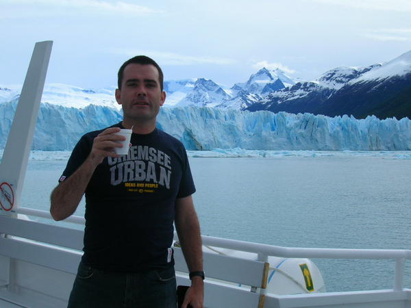 Cup of tea at the glacier...