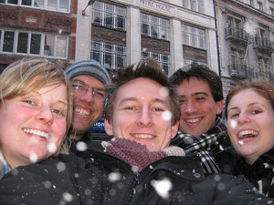 Snow on Fleet Street