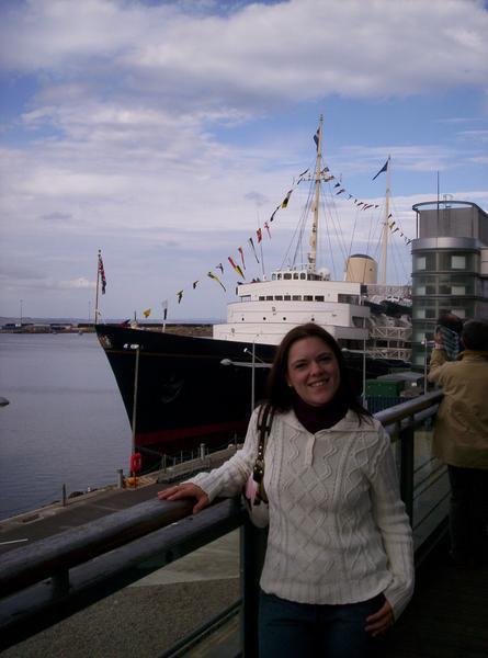 Attention Captain Obvious -- this is a picture of me in front of the big boat
