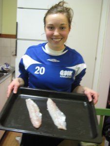 Cooking fish 